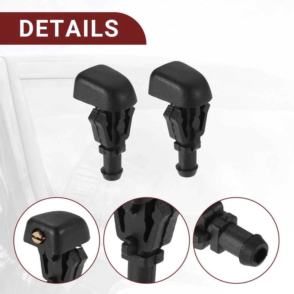 Windshield Washer Nozzle Set for Ford Econoline  with Hose & Connectors