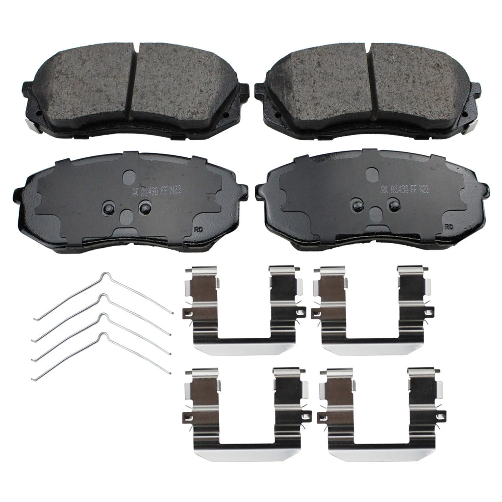 Front Rotors & Brake Pads Kit for Kona Seltos (2020–2023) - DuraGo, Akebono ProACT