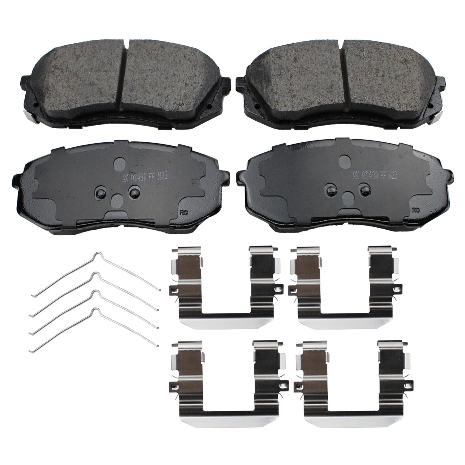 Front Rotors & Brake Pads Kit for Kona Seltos (2020–2023) - DuraGo, Akebono ProACT