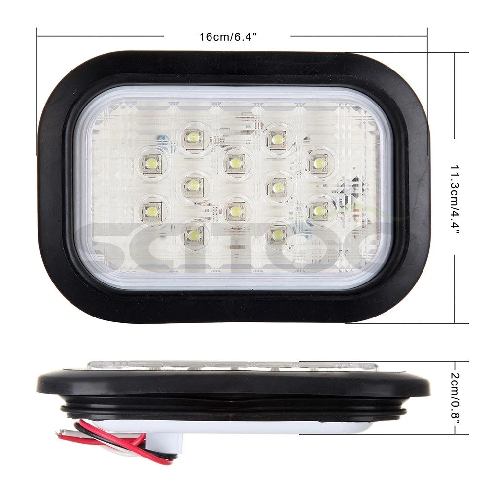 8PCS Stop Turn Signal Tail Light & Side Marker Light for