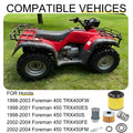 Oil Air Filter + Cleaner Body for Honda Foreman TRX400 TRX450 (2000–2006)
