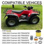 Oil Air Filter + Cleaner Body for Honda Foreman TRX400 TRX450 (2000–2006)