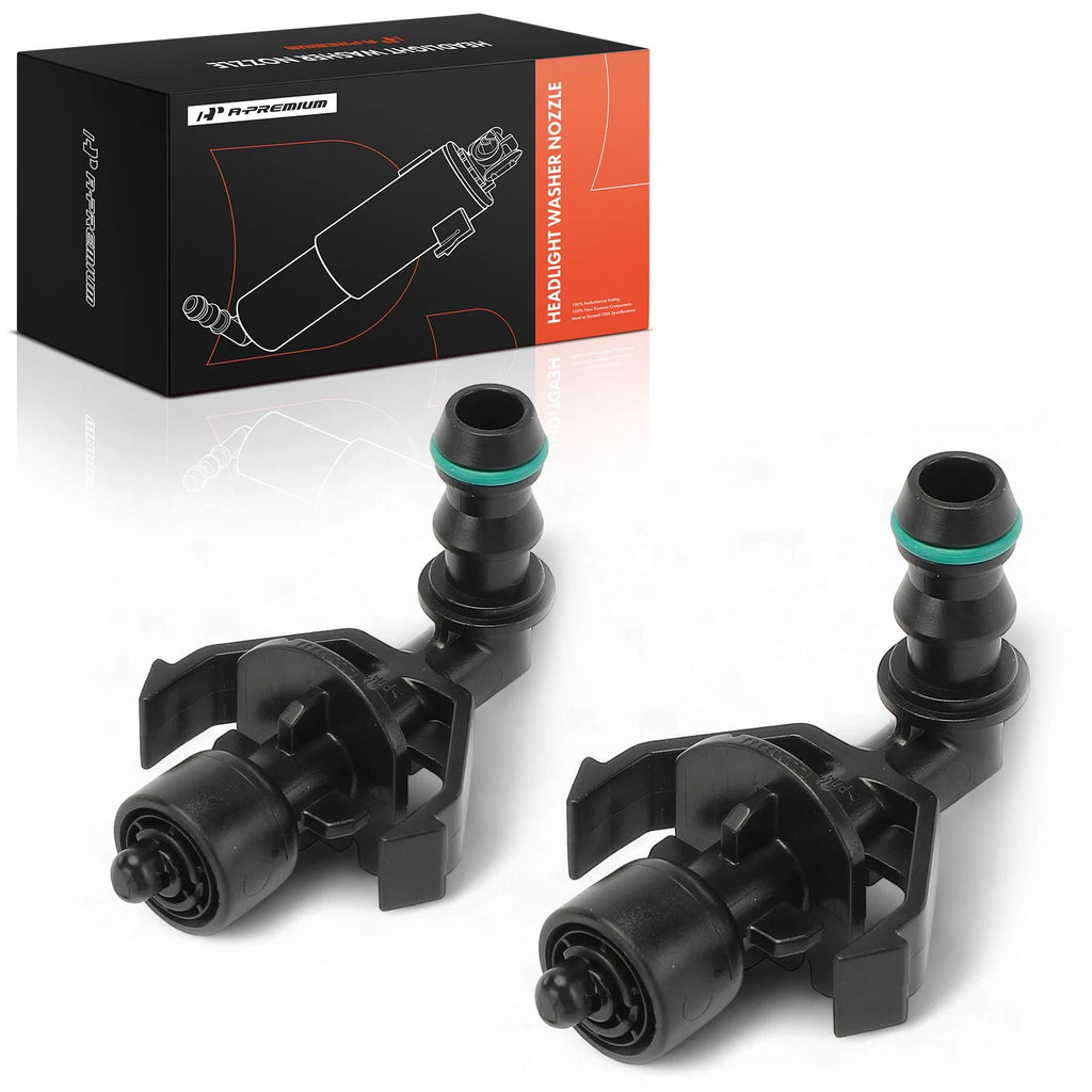 2Pcs Headlight Washer Nozzle for BMW 645Ci 650i (2004–2010)