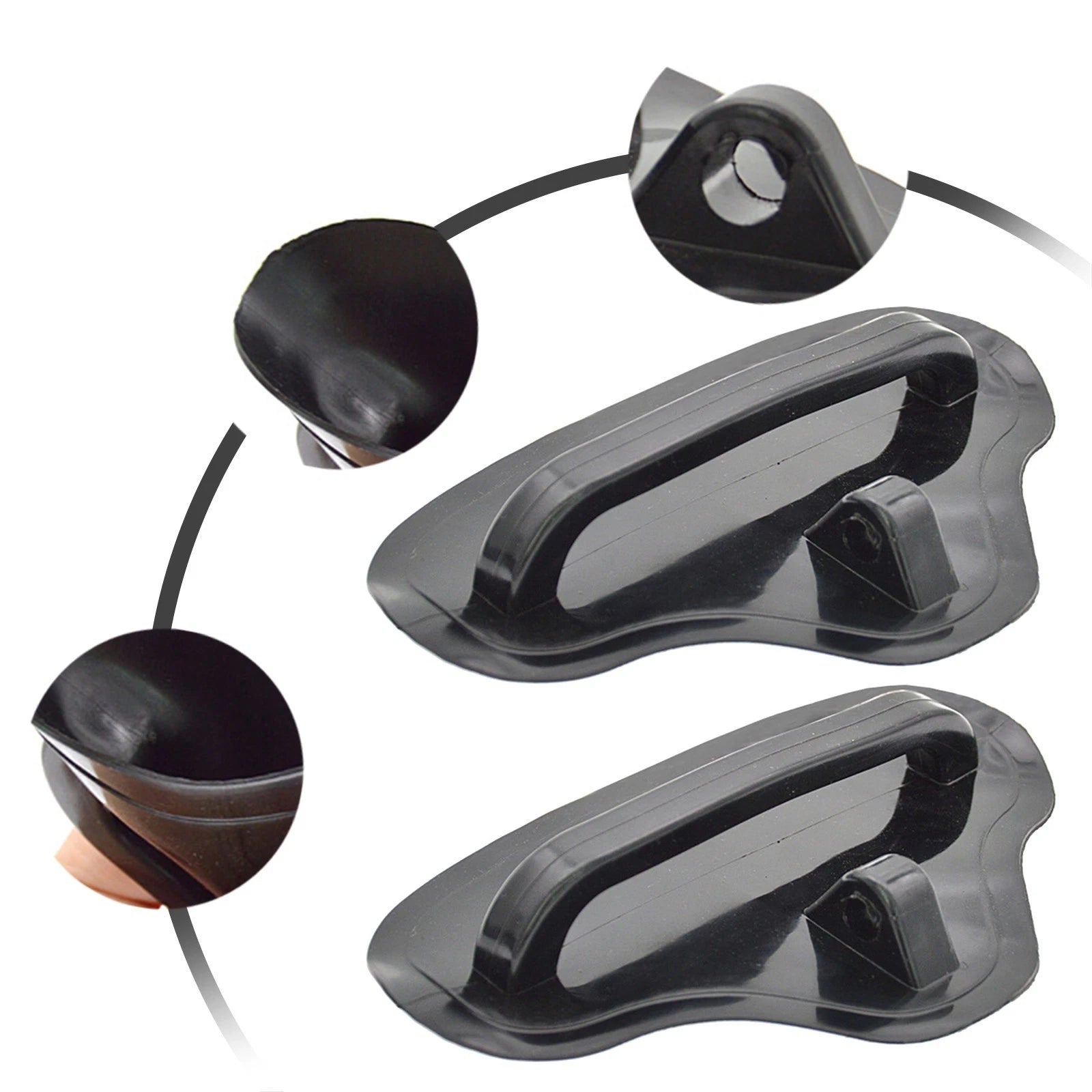 2Pcs Tow Buckle Handle for Rubber Boats or Kayaks (Universal Fit)