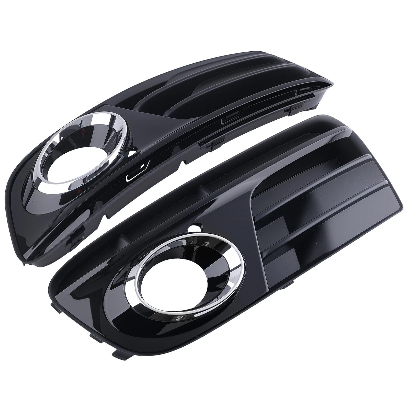 2X Front Bumper Fog Light Grille for Audi Q5 (2013–2016) DOHC Turbo