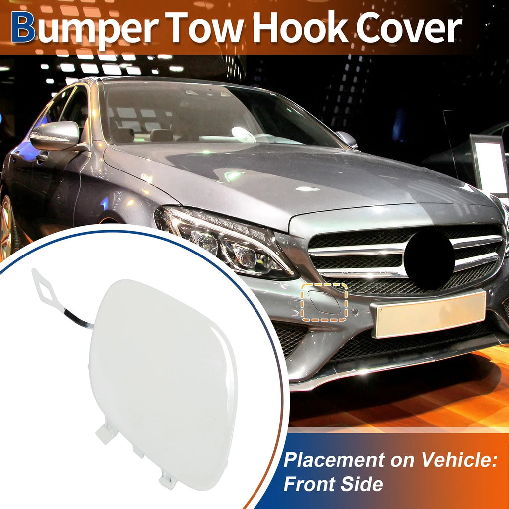 Tow Hook Cover for Mercedes-Benz C43 (2017–2020) No.A2058850024 Polar White