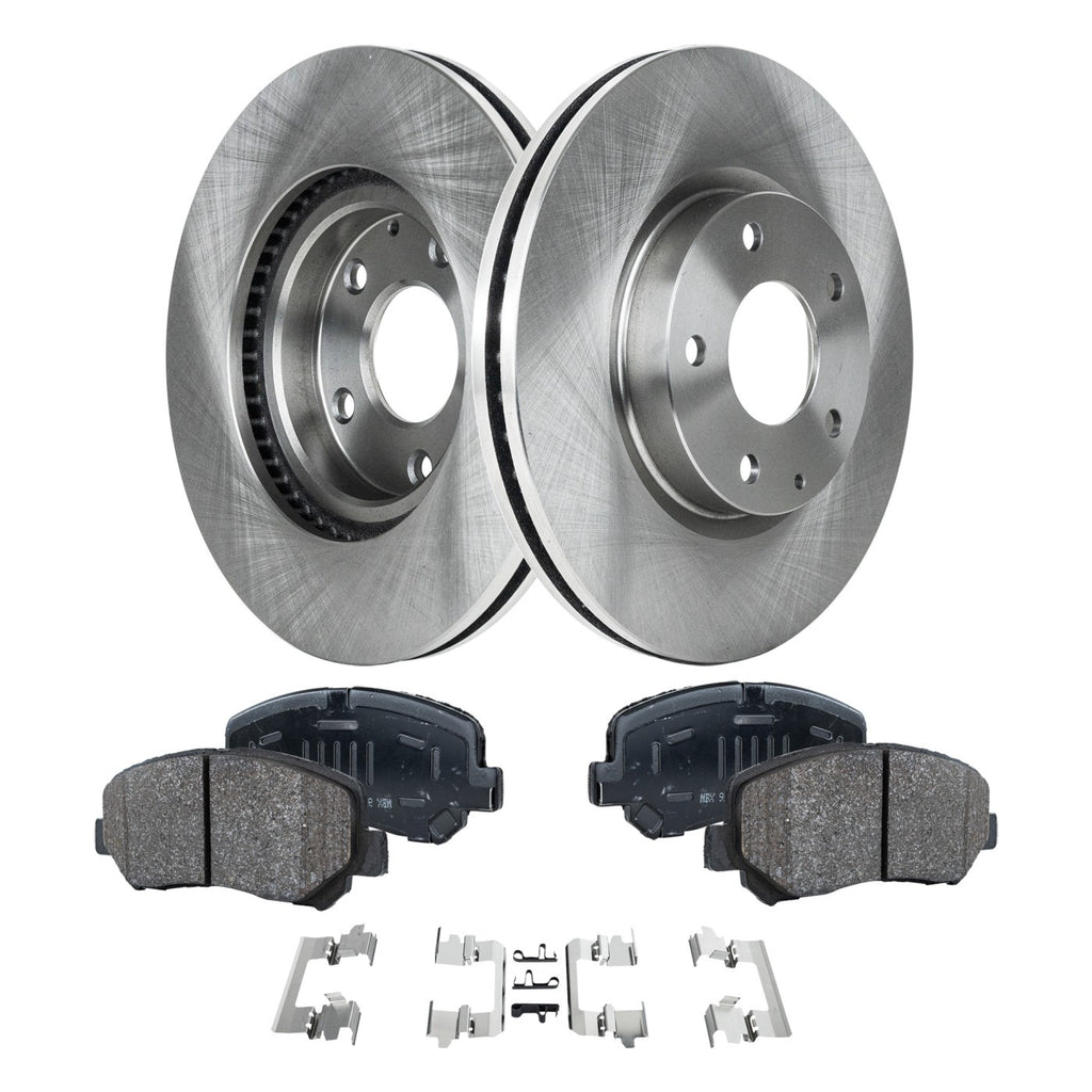 Front Brake Disc Rotors and Pads Kit for Mazda CX-5 (2013–2017)