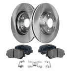 Front Brake Disc Rotors and Pads Kit for Mazda CX-5 (2013–2017)