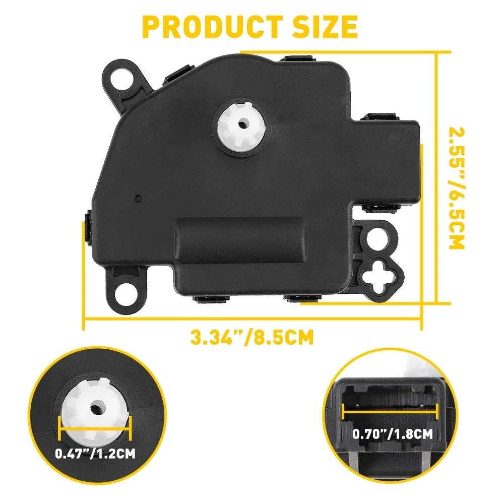 HVAC Heater Blend Door Actuator for Chrysler 200 Dodge Avenger Jeep Compass (2011–2014)