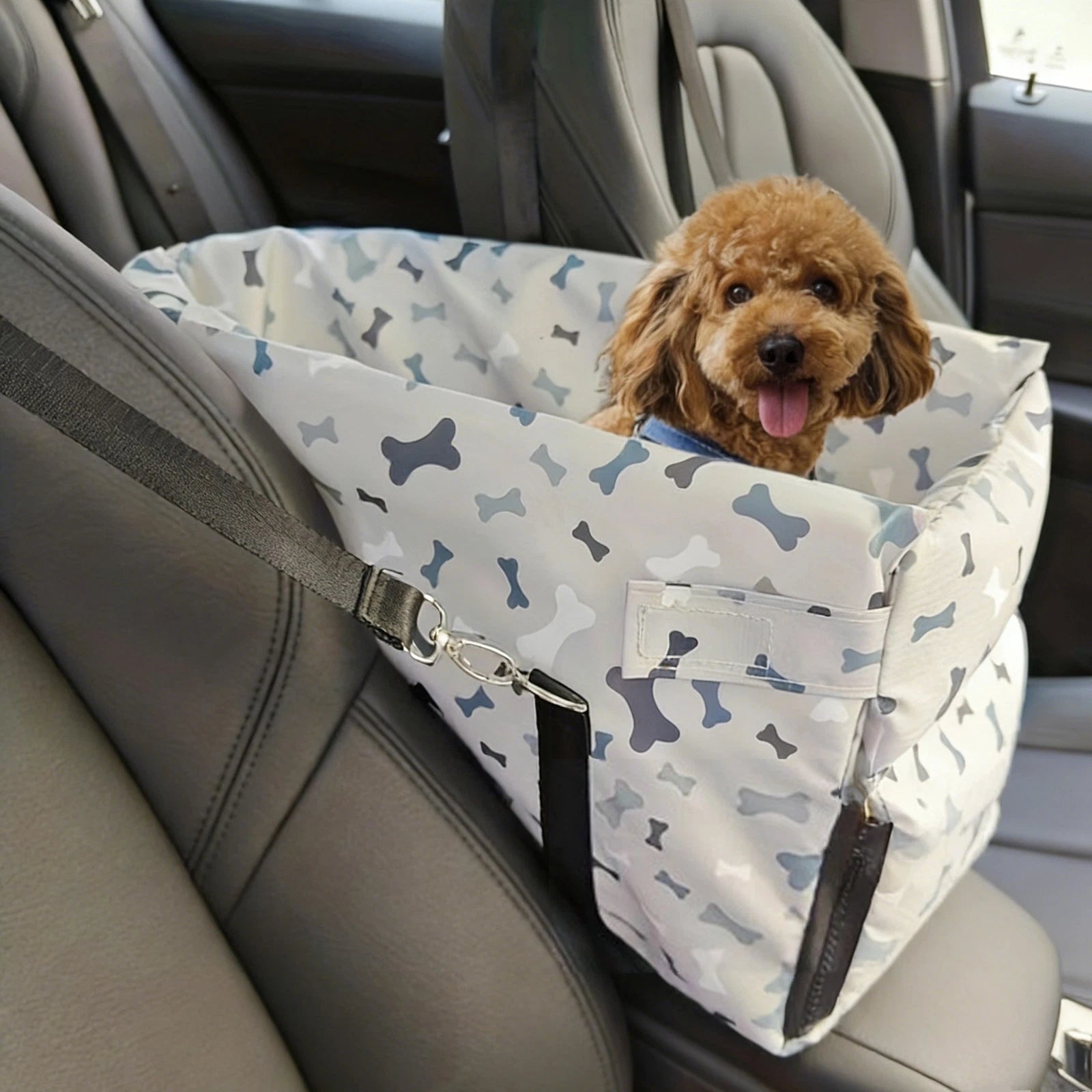 Dog Booster Seat for Small Dog - Pet Safety Protector Crossbody Bag