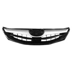 Replacement Black/Gray/Silver Matte Front Grille For 2010-2011 Subaru Impreza