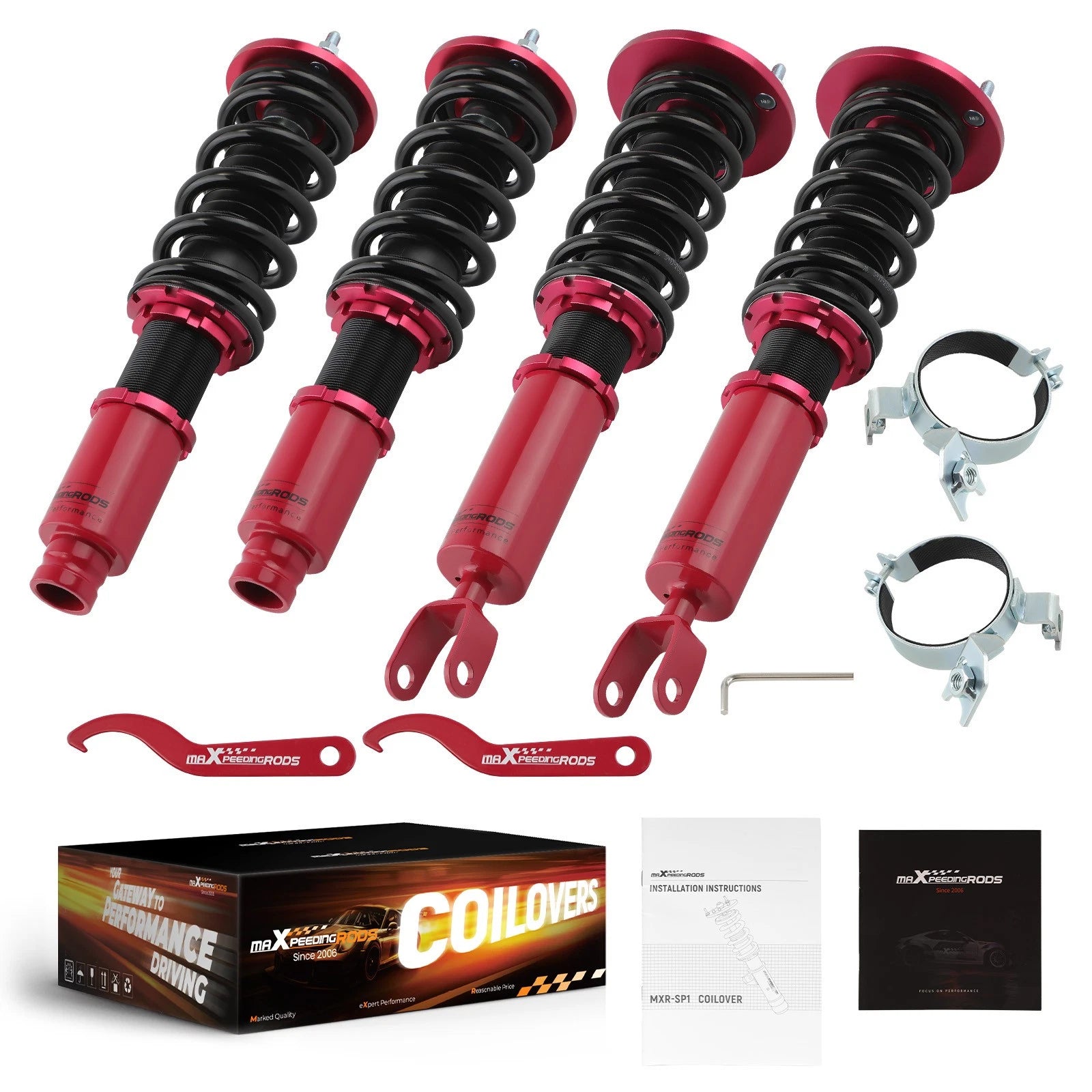 Coilovers 24 Way Damper Shocks Lowering Kit for Honda Accord (1990-1997)