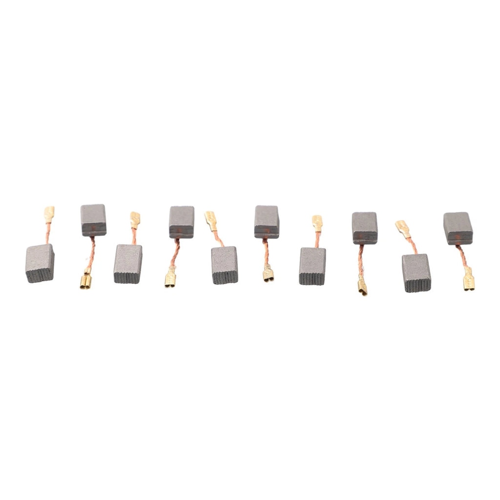 Set of 10 Replacement Motor Carbon Brushes for Power Tools