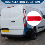 Rear Right Bumper Reflector No.BK2Z13A565B for Ford Transit (2015–2022) Red