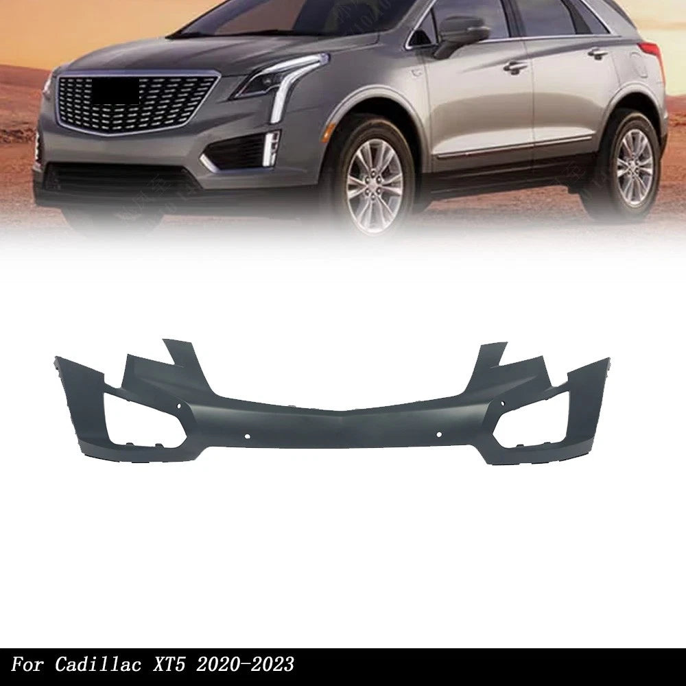 Front Bumper Cover for Cadillac XT5 (2020–2023) with 4 Sensor Holes