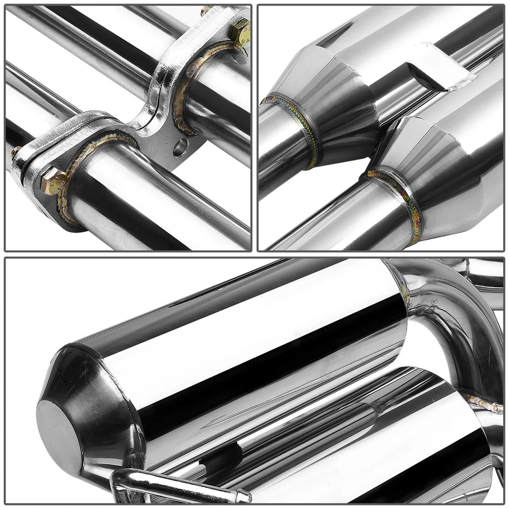 4.5" Rolled Tip Muffler for Nissan 370Z Z34 (2009–2020) VQ37 Catback Exhaust