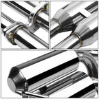 4.5" Rolled Tip Muffler for Nissan 370Z Z34 (2009–2020) VQ37 Catback Exhaust