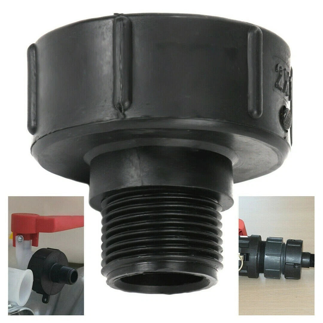 Water IBC Tank Adapter for S60x6 (1in) Garden Hose Connector