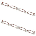 2pc Engine Intake Manifold Gasket Set for Audi A8 Quattro Q7 R8 RS4 Touareg V8