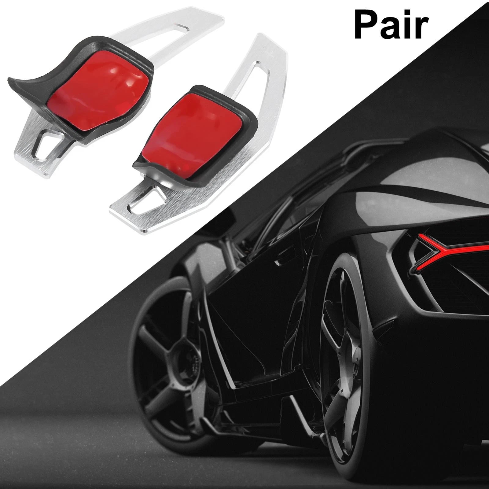 Pair Steering Wheel Shift Paddle Shifter Cover for Volkswagen Golf Passat Eos (2006–2016)