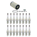 Wix Engine Oil Filter & NGK 16 V-Power Spark Plugs for W163 ML500 (2000–2005)
