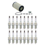 Wix Engine Oil Filter & NGK 16 V-Power Spark Plugs for W163 ML500 (2000–2005)