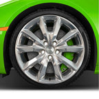10 Spoke Polished Replacement Rim by JTE Wheels for Jeep Cherokee (2014–2018)