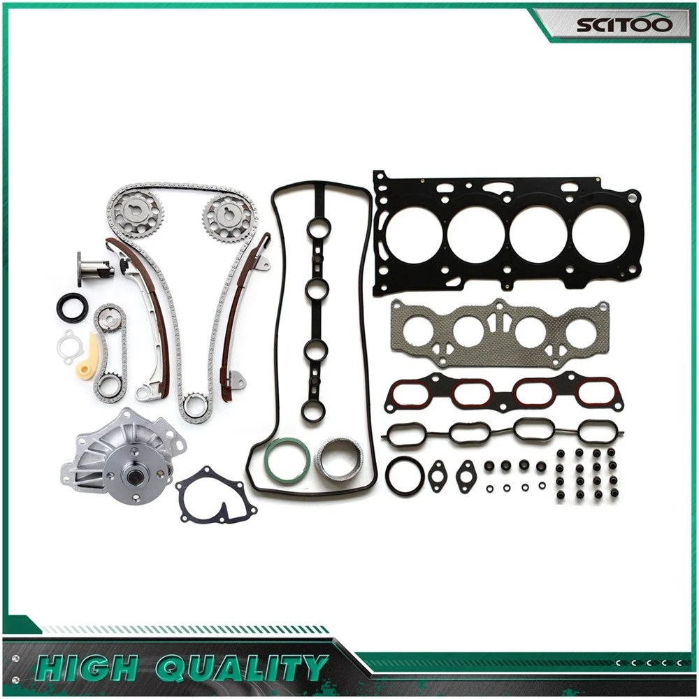 Head Gasket Set Timing Chain Kit Water Pump for Toyota Camry (2002–2009)
