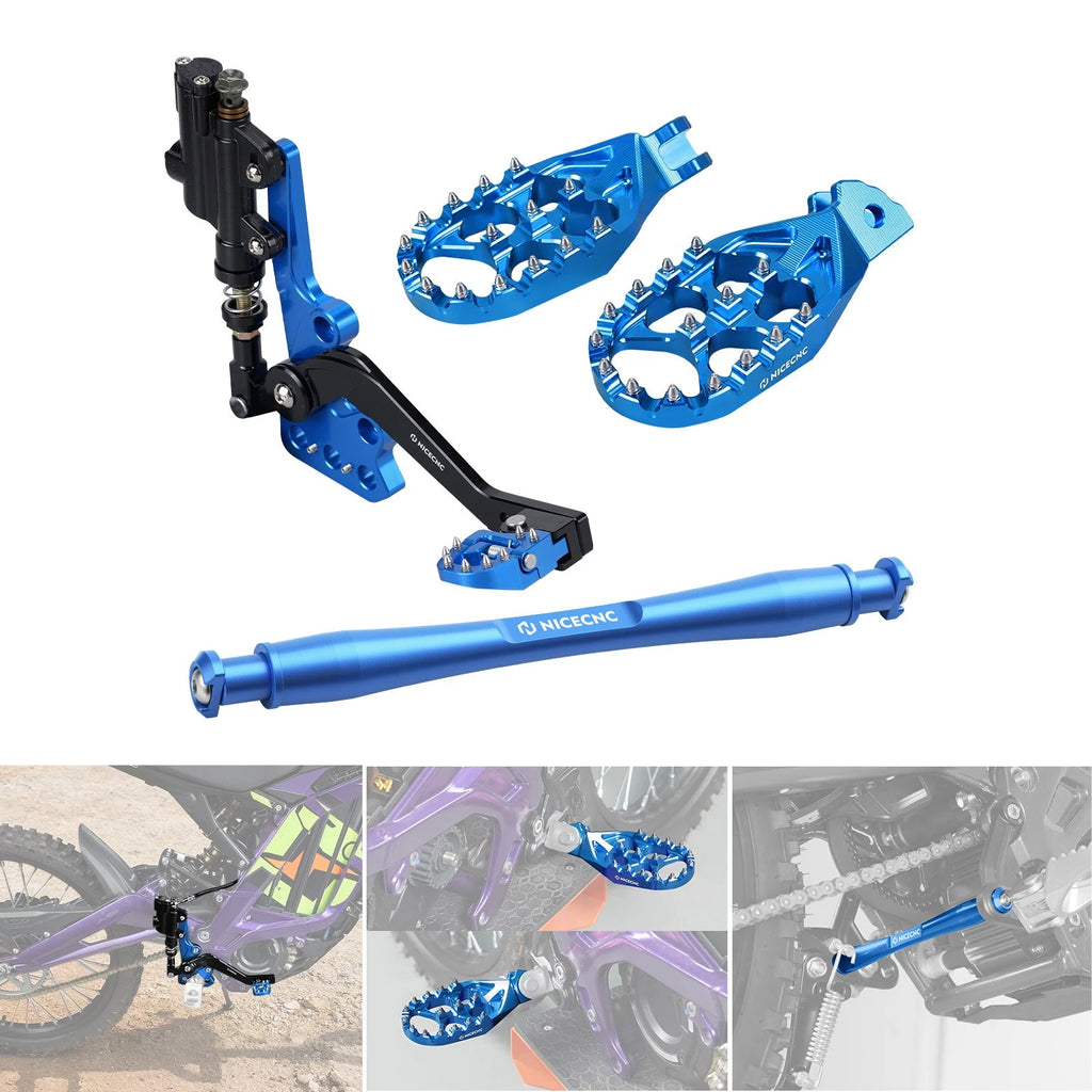 Hydraulic Rear Foot Brake Pegs Support Brace for Surron Light Bee S X (2019–2023)