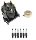Distributor Rotor Cap & Spark Plugs Kit for Chevy C2500 G10 GMC G3500