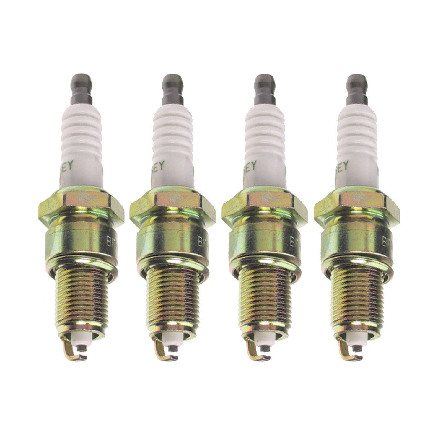 Set of 4 NGK V-Power Spark Plugs for Chevrolet Dodge Eagle Ford Honda Isuzu (L4 H4)