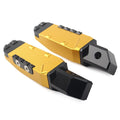 2X Gold Rear Passenger Foot Pegs for Honda CBR600RR (2003–2019) CBR600 F4/F4I (2001–2007)