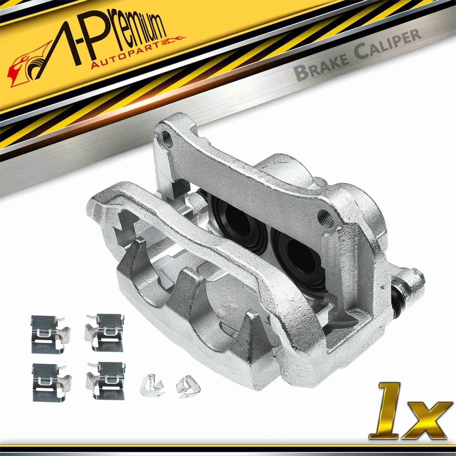 Front Right Disc Brake Caliper with Bracket for Jeep Cherokee (2014–2023)