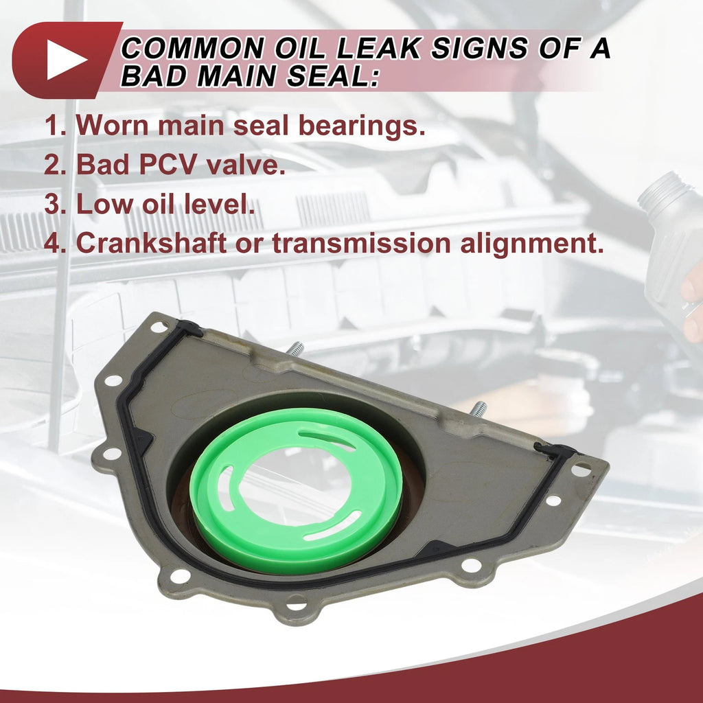 1 Pc Crankshaft Oil Seal with Flange for Chrysler Sebring, Dodge  No. 5175829AB