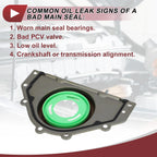 1 Pc Crankshaft Oil Seal with Flange for Chrysler Sebring, Dodge  No. 5175829AB