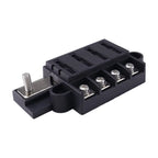 4-Way 12V-32V Car Electrical Fuse Box Circuit Breaker Blade Fuse Kit (N/A)