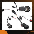 2pcs Tail Light Wiring Harness for Ram 1500/2500/3500 (2013–2022) 55277414AA