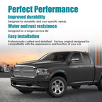 Black Steel Front Bumper Assembly for Dodge Ram 1500 (2013–2018)