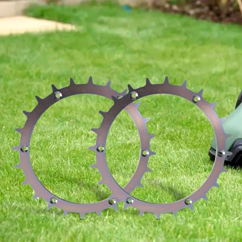 Stainless Steel Spikes for Bosch Indego Mowers (No Interference)