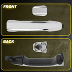 Chrome Front Right Exterior Door Handle for Chevy Silverado 1500 (2014–2022)