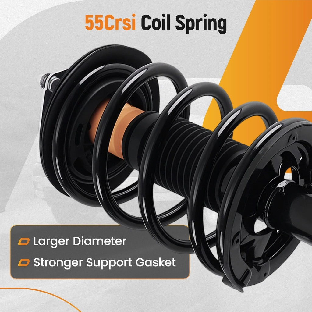 Set of 4 Front Struts w/ Spring Mount & Rear Shocks for Nissan Quest (2004–2009)