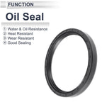 Set of 5 Oil Seal Rotary Shaft Seal Nitrile Rubber 90x105x12mm