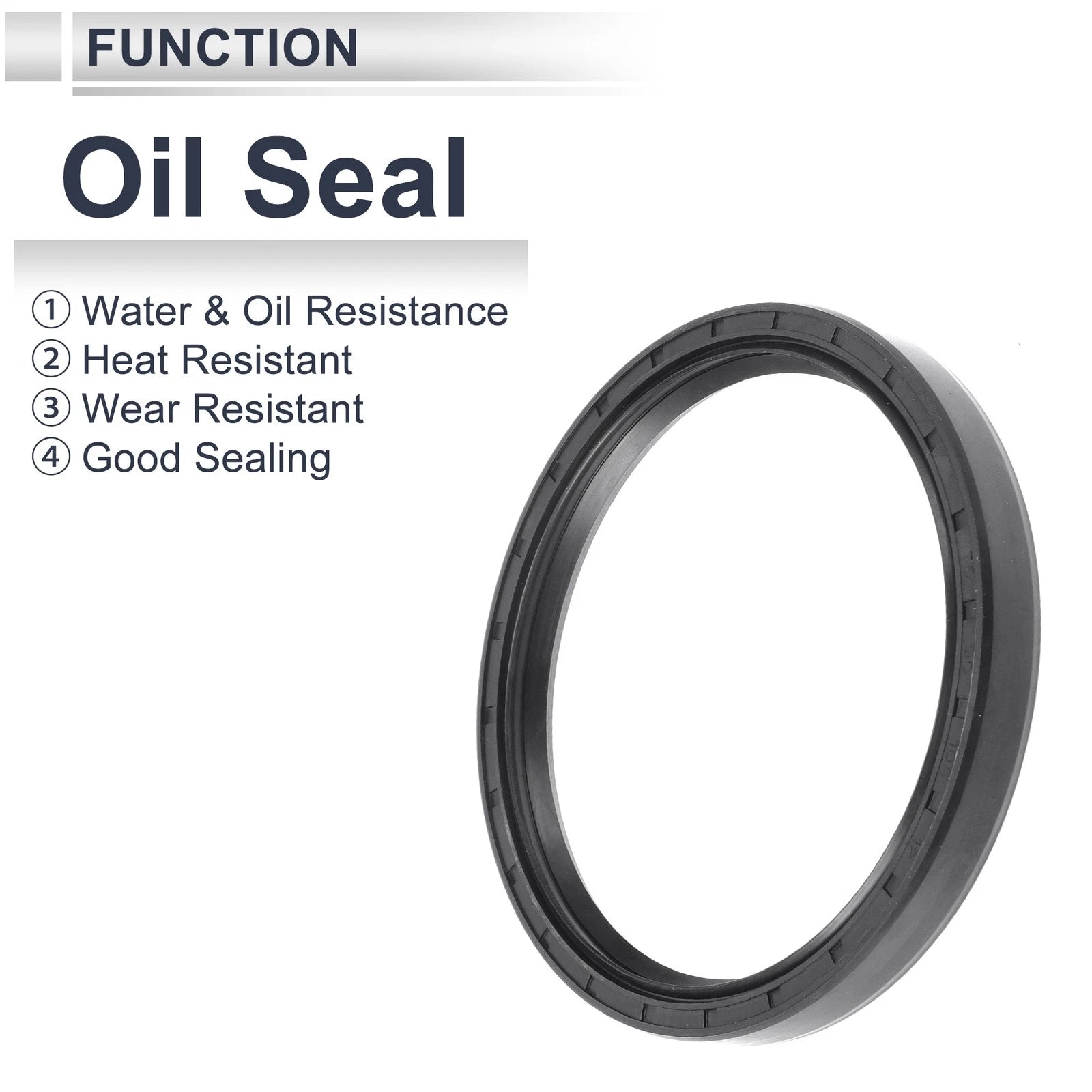 Set of 5 Oil Seal Rotary Shaft Seal Nitrile Rubber 90x105x12mm