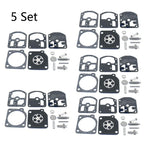 5X Carburetor Rebuild Kit for Zama RB-3, C1S-H2A, Homelite 330 Series