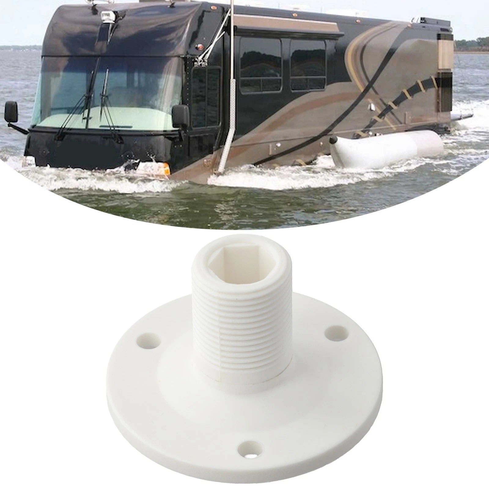 25mm Nylon Antenna Base Mount for Marine Use (Compatible with )