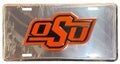 Chrome License Plate for Oklahoma State Cowboys (University)