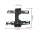 Mid Set Black Snow Plow Mount for Universal ATVs (Year Range Not Specified)