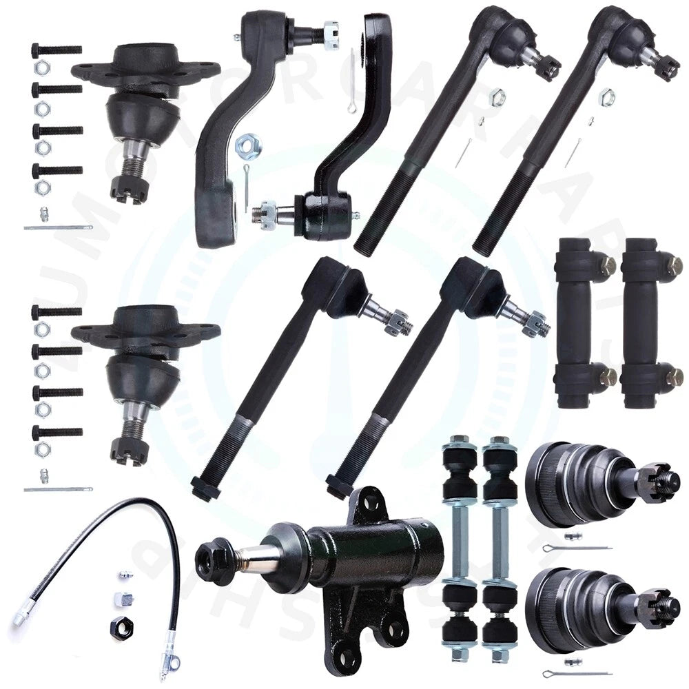 15x Front Ball Joint Inner Tie Rod End Kit for Chevrolet C2500 C3500 (1993–2000)