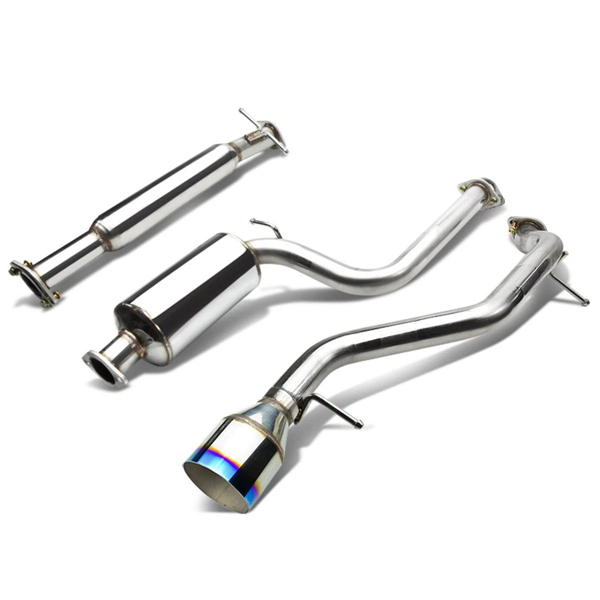 Catback Exhaust Muffler for Ford Focus ZX3/Zx5 (2000–2004) 4.5" Burnt Tip