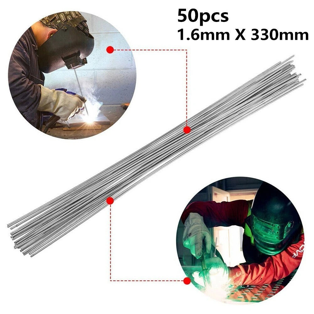 Set of 50 Aluminum Welding Flux-Cored Rods 1.6mm x 330mm